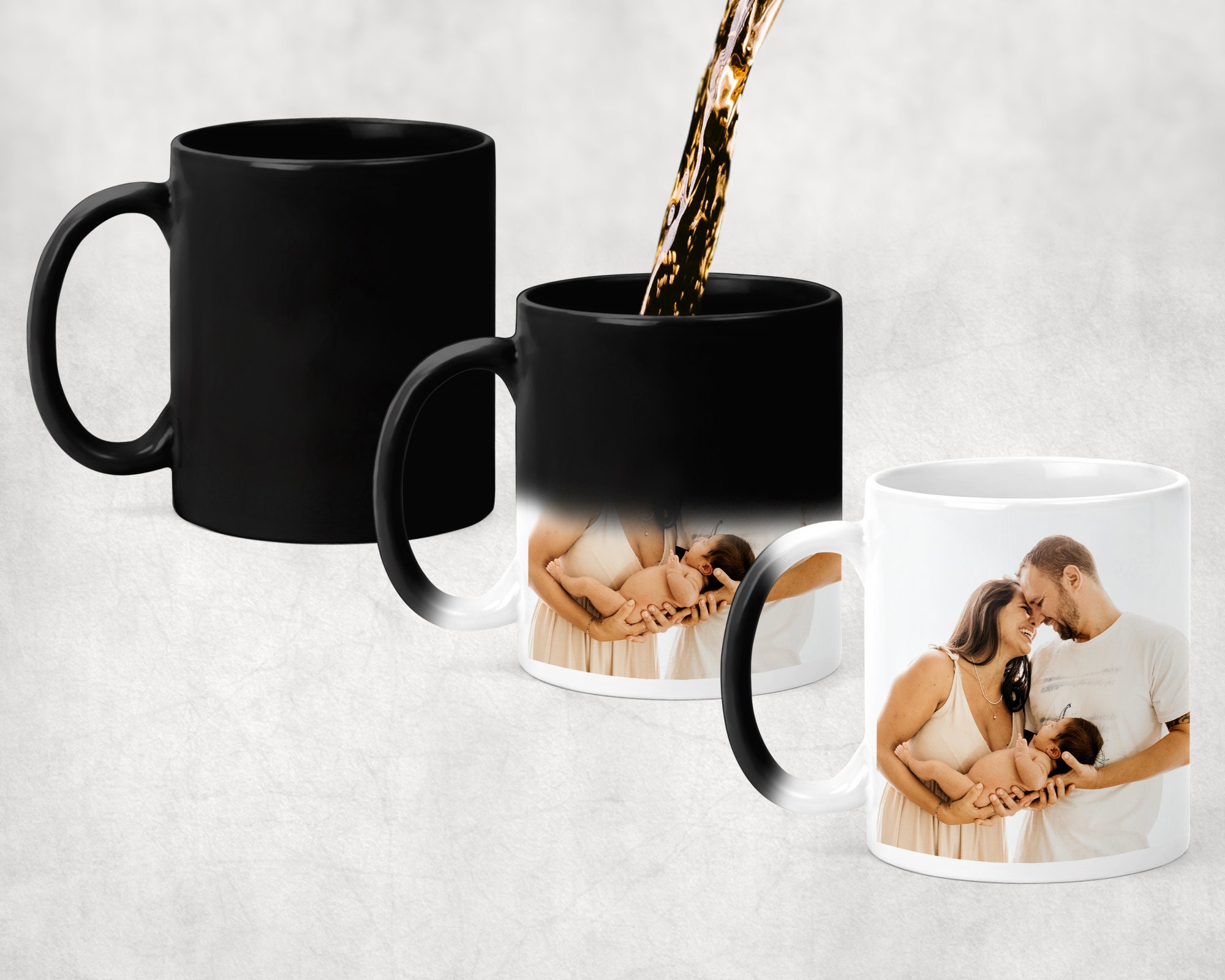 Coffee Tea Images - Personalised Gift Mug, Any Photo Logo