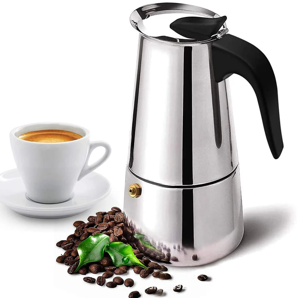 Premium Stainless Steel Moka C - огляд і ціна Moka Pot Stove