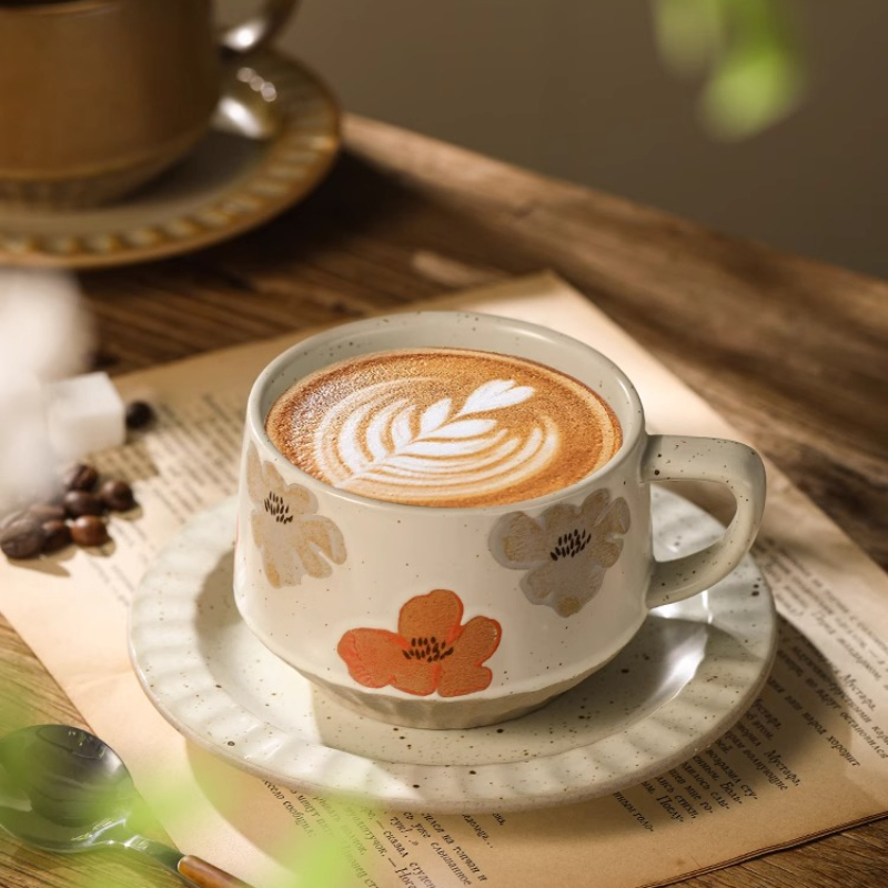 Retro Ceramic Cup Coarse Potte - огляд і ціна Coffee Tea And Sugar Set