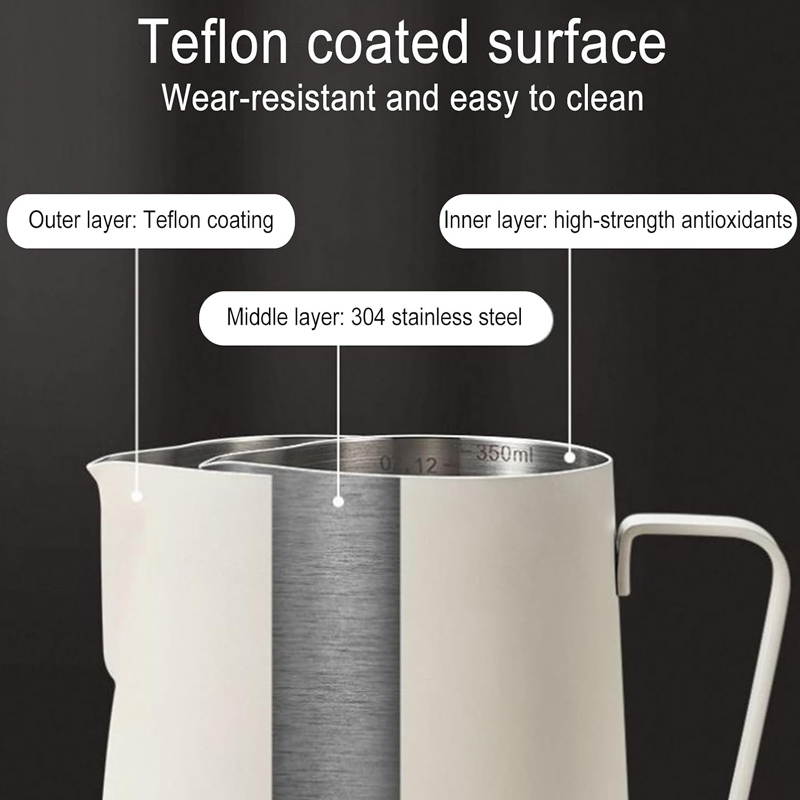 Milk Jug Stainless Steel Measu - огляд і ціна Barista Milk Jug