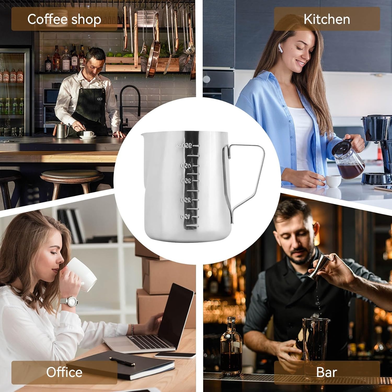 Milk Frothing Pitcher Espresso - огляд і ціна Barista Milk Jug