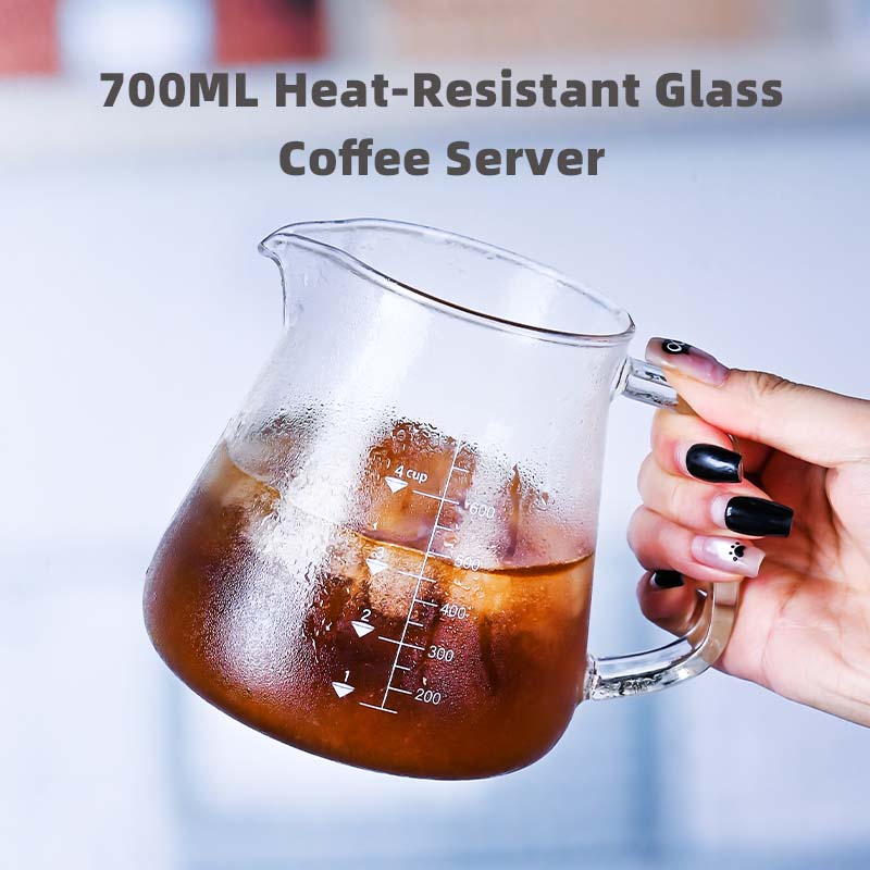 New High Borosilicate 700ml  G - огляд і ціна Coffee Tea And Sugar Set