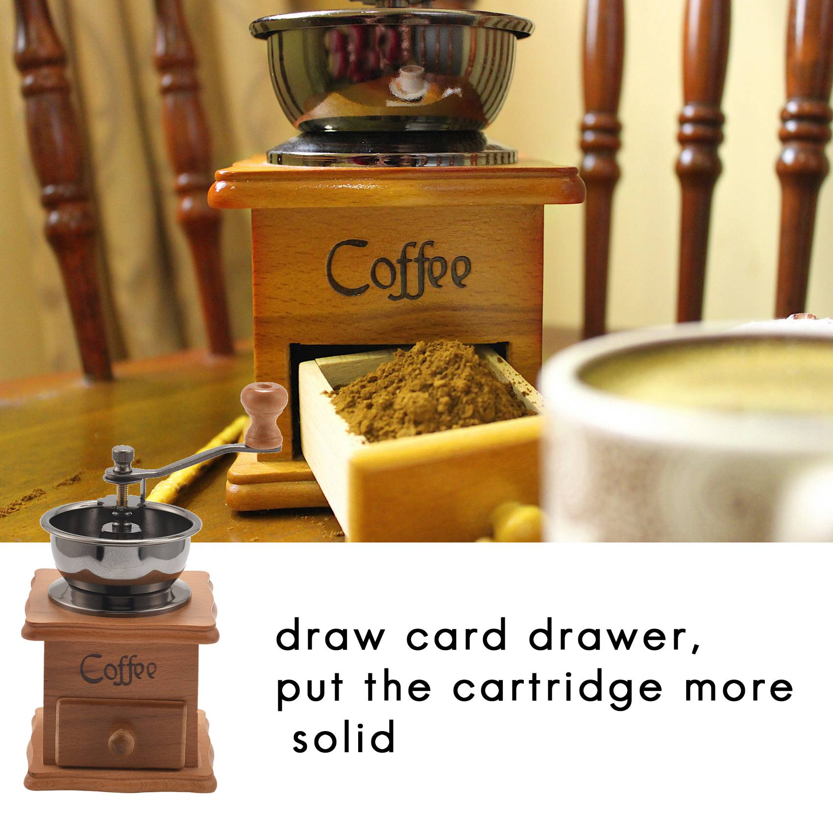 [Promotions]Manual Coffee Grin - огляд і ціна Burr Hand Grinder