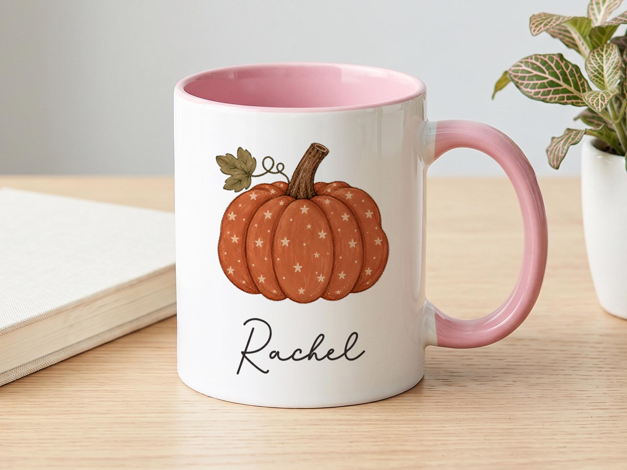 Personalized Pumpkin Mug, Cust - огляд і ціна Coffee Tea Name
