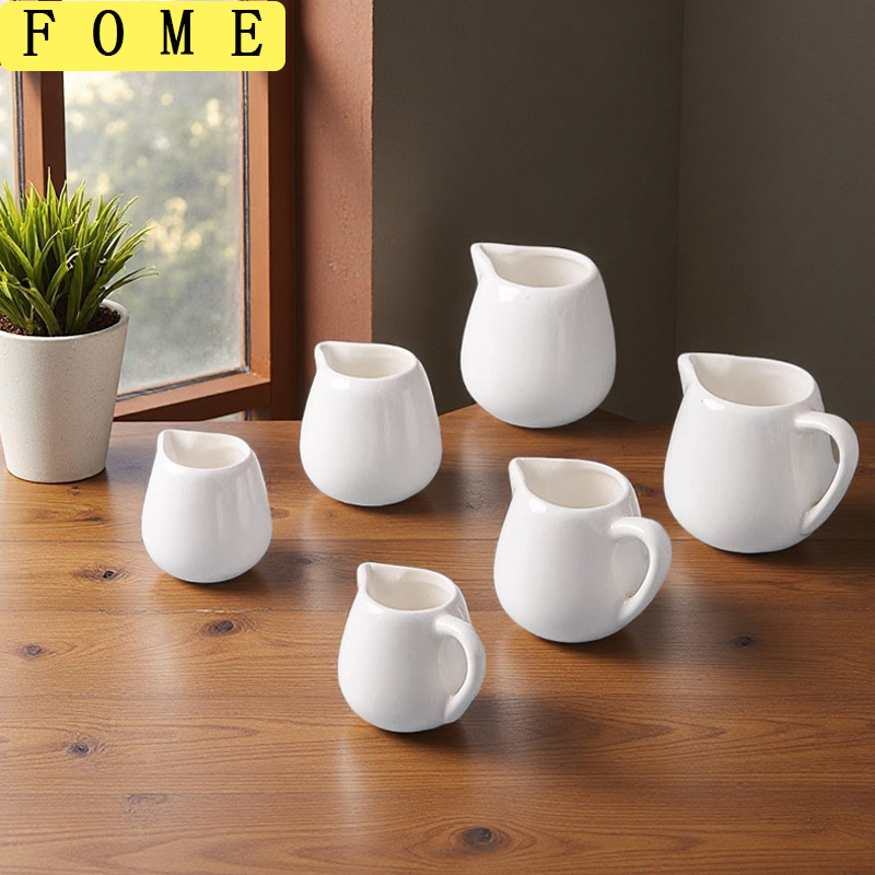 FOME Mini Ceramic Milk Jug Wit - огляд і ціна Barista Milk Jug