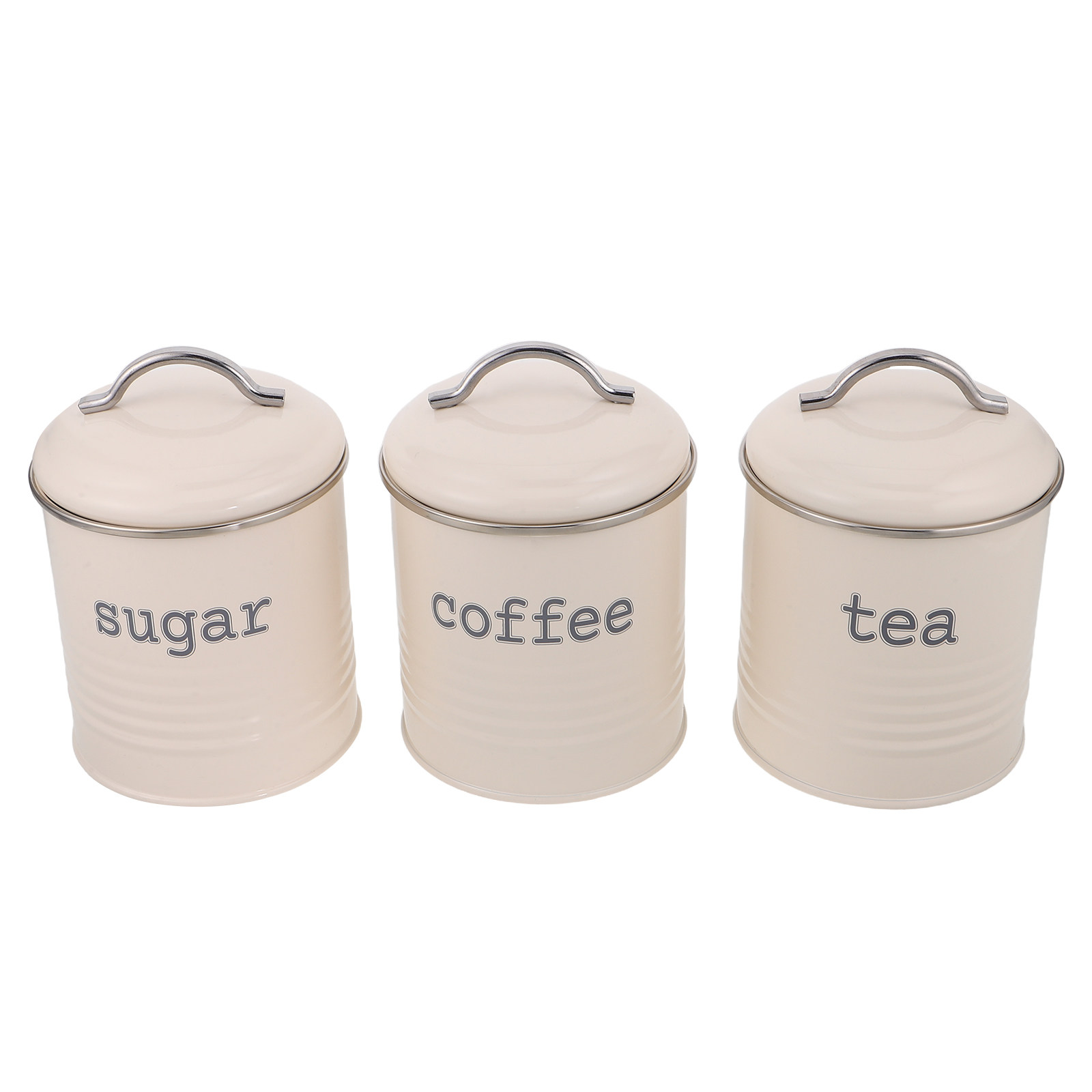 3Pcs Sealed Coffee Bean Contai - огляд і ціна Coffee Tea Sugar